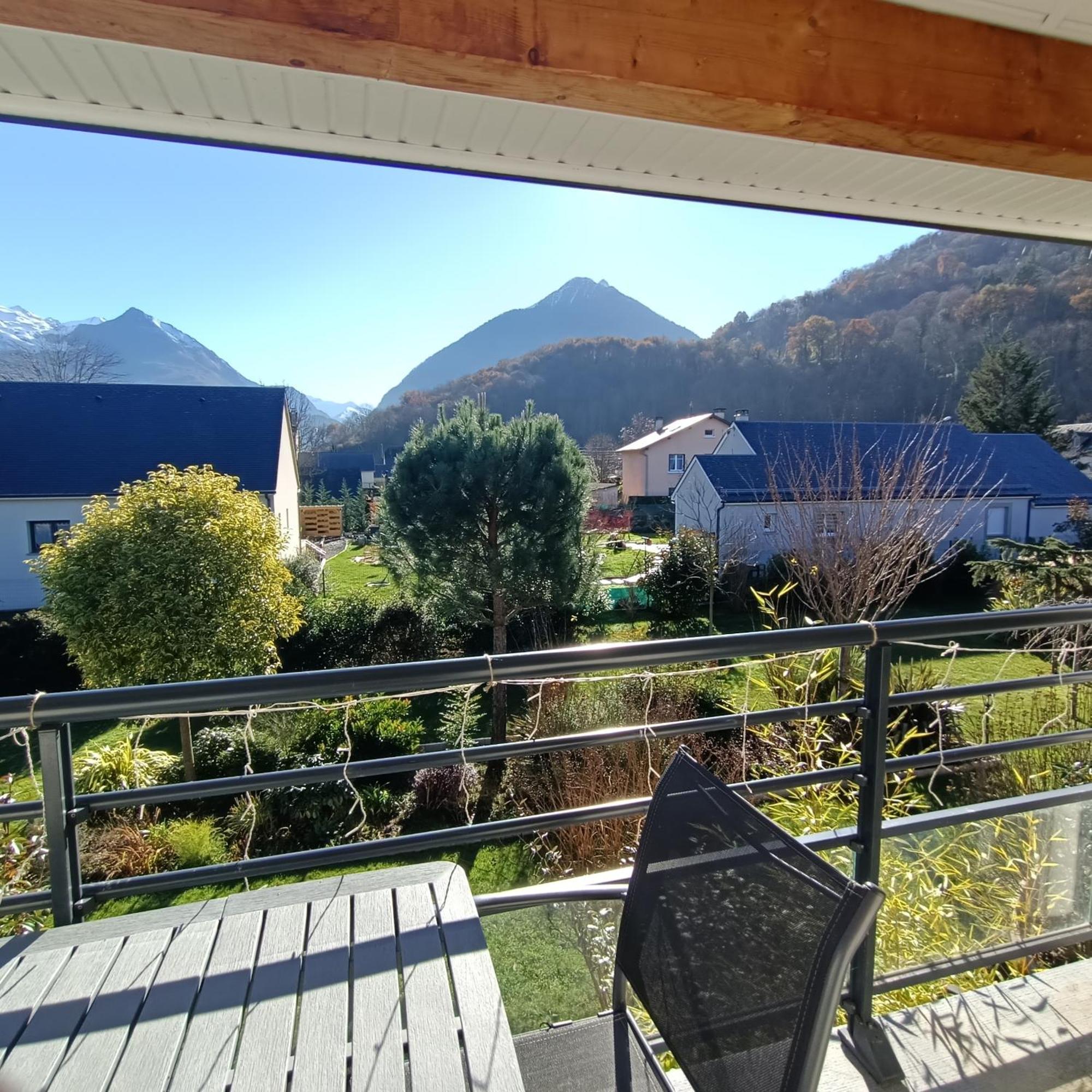 Ferienwohnung Le Balcon Des Cimes Adast Exterior foto